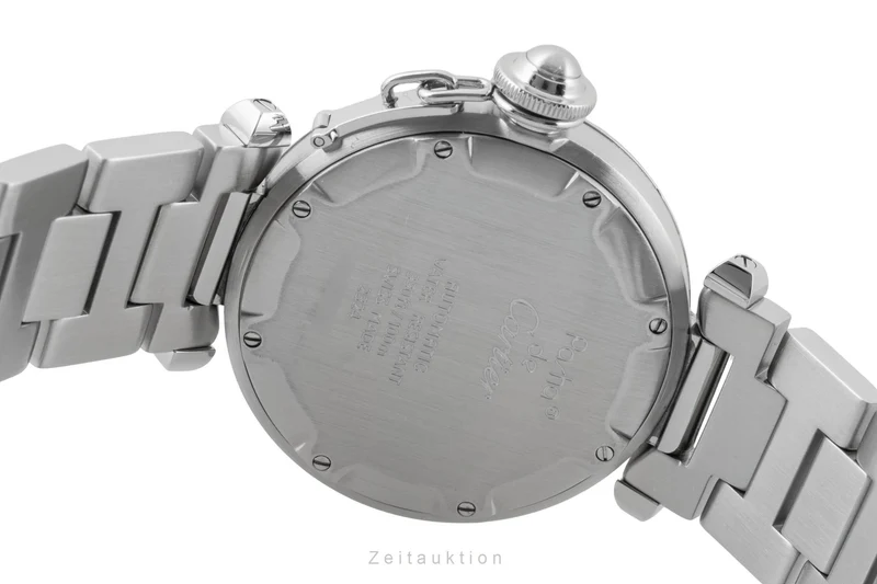 Cartier Pasha steel automatic men's watch W31023M7 [2505862]