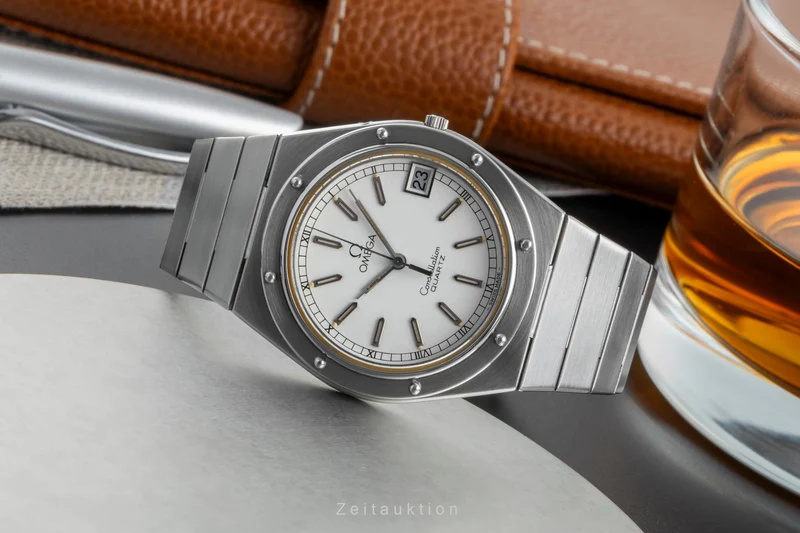 Omega Constellation steel quartz men's watch 196.0147 396.0879 Vintage [2502404]