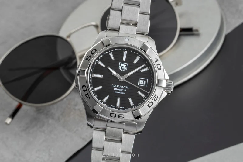 Tag Heuer Aquaracer steel automatic men's watch WAP2010 LP: 4300EUR [2505638]