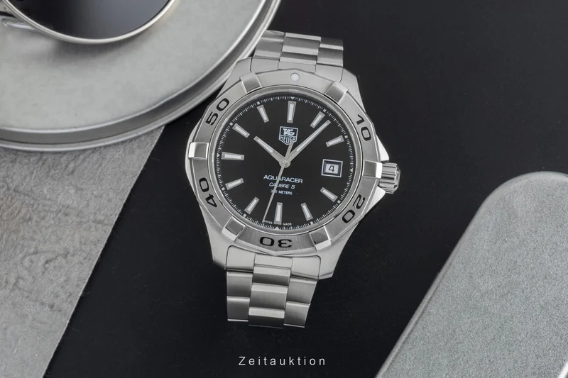 Tag Heuer Aquaracer steel automatic men's watch WAP2010 LP: 4300EUR [2505638]