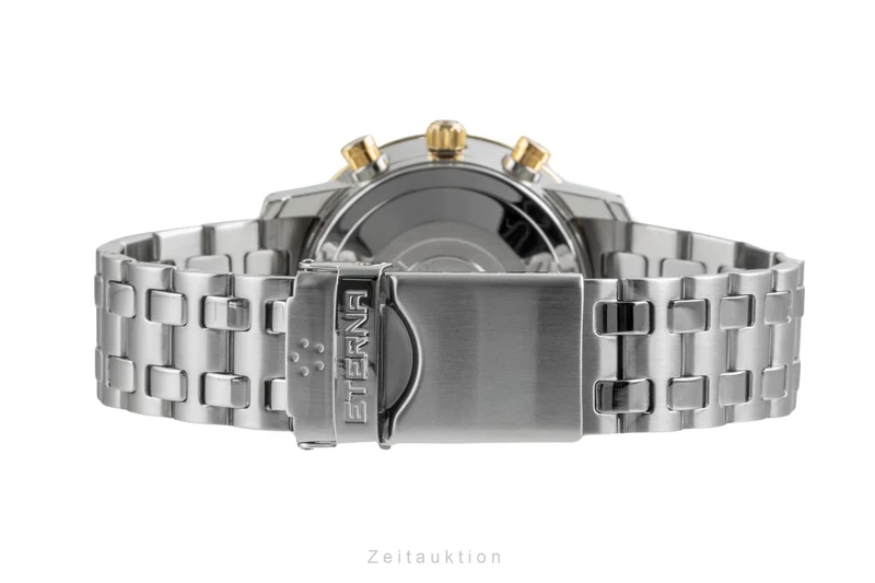 Eterna Kontiki chronograph steel / gold automatic men's watch 674.1501.47S [2505075]