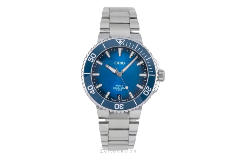 Oris Aquis Date steel automatic men's watch 01 400 7769 4135-07 8 22 09PEB LP: 3500EUR [2506299]