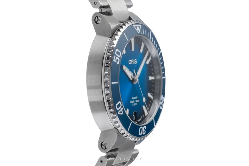 Oris Aquis Date steel automatic men's watch 01 400 7769 4135-07 8 22 09PEB LP: 3500EUR [2506299]