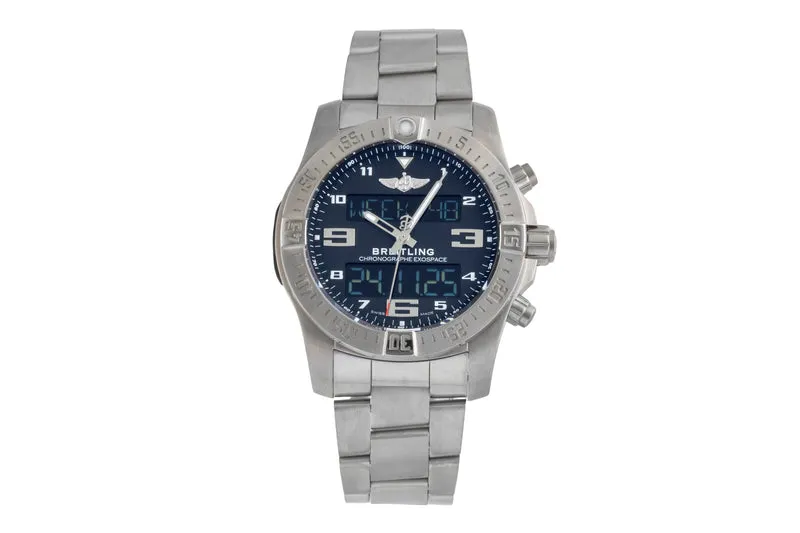 Breitling Exospace chronograph titanium quartz men's watch EB5510H1/BE79 [2505980]