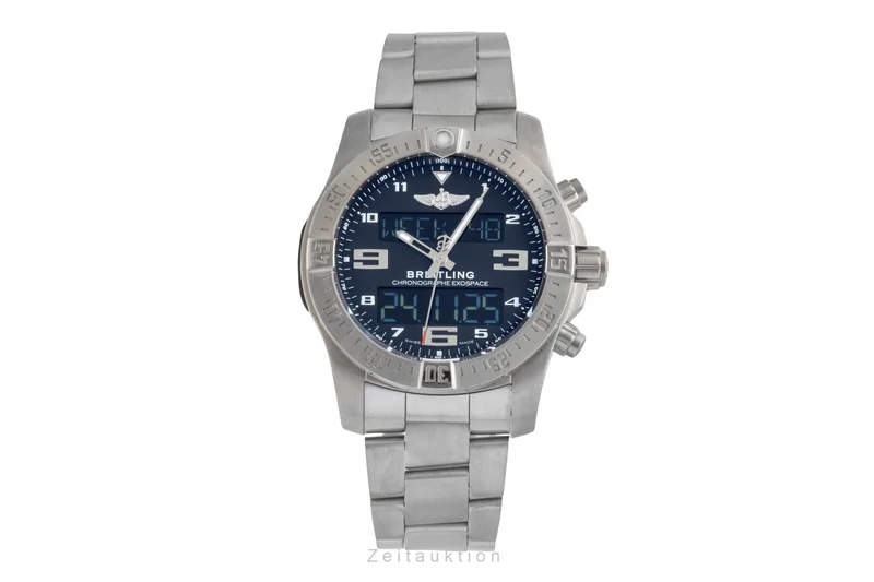 Breitling Exospace chronograph titanium quartz men's watch EB5510H1/BE79 [2505980]