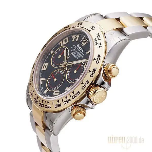 Rolex Daytona Edelstahl - Gelbgold 116503 Blau