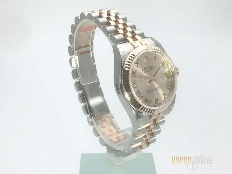 Rolex Datejust Medium 31 Edelstahl Roségold 178271 Pink R Jubile