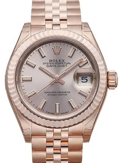 Rolex Lady-Datejust 28 18 kt Everose-Gold 279175 Pink Jubile