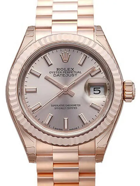 Rolex Lady-Datejust 28 18 kt Everose-Gold 279175 Pink