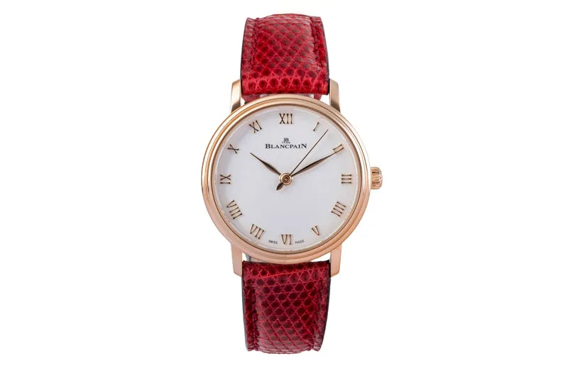 Blancpain Villeret 18 ct red gold automatic women's watch 6104-3642-55A [2505087]