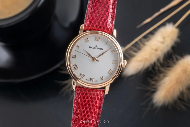 Blancpain Villeret 18 ct red gold automatic women's watch 6104-3642-55A [2505087]