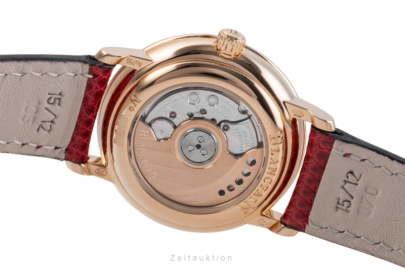 Blancpain Villeret 18 ct red gold automatic women's watch 6104-3642-55A [2505087]