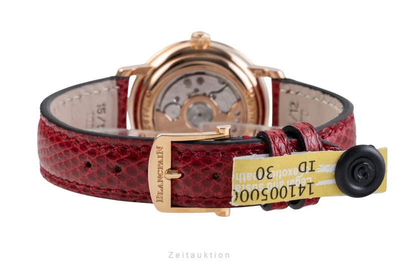 Blancpain Villeret 18 ct red gold automatic women's watch 6104-3642-55A [2505087]