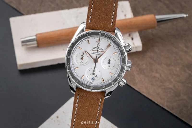 Omega Speedmaster chronograph steel automatic men's watch 324.32.38.50.02.001 LP: 5700EUR [2506040]