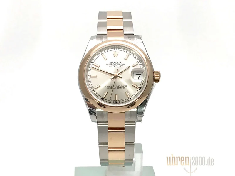 Rolex Datejust 31 Edelstahl Roségold 178241 Silber
