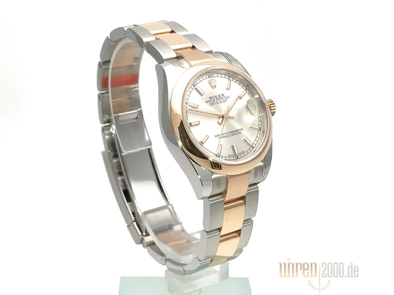 Rolex Datejust 31 Edelstahl Roségold 178241 Silber