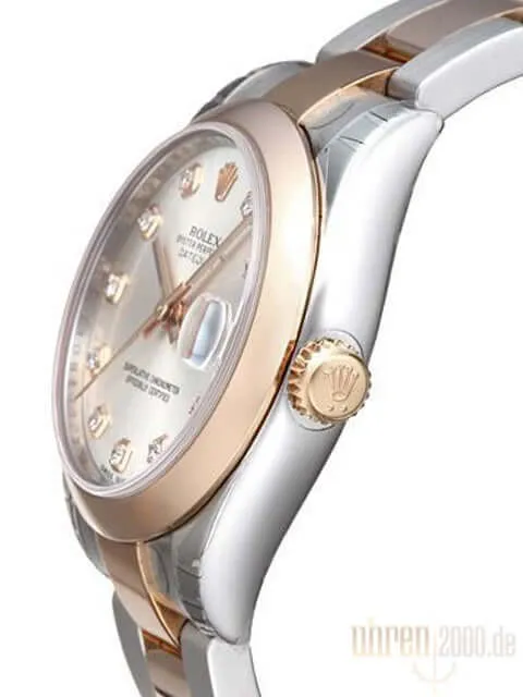 Rolex Datejust 31 Edelstahl Roségold 178241 Silber DIA