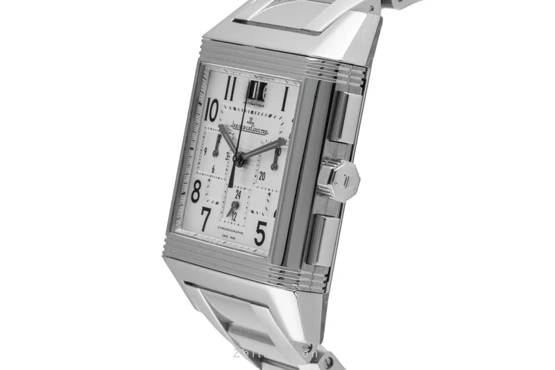 Jaeger LeCoultre Reverso chronograph steel automatic men's watch Q7018120 , 230.8.45 [2503755]