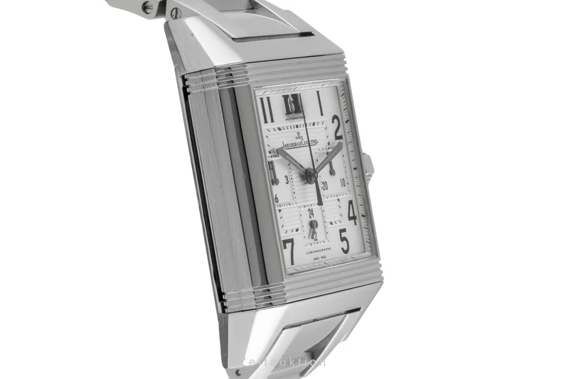 Jaeger LeCoultre Reverso chronograph steel automatic men's watch Q7018120 , 230.8.45 [2503755]