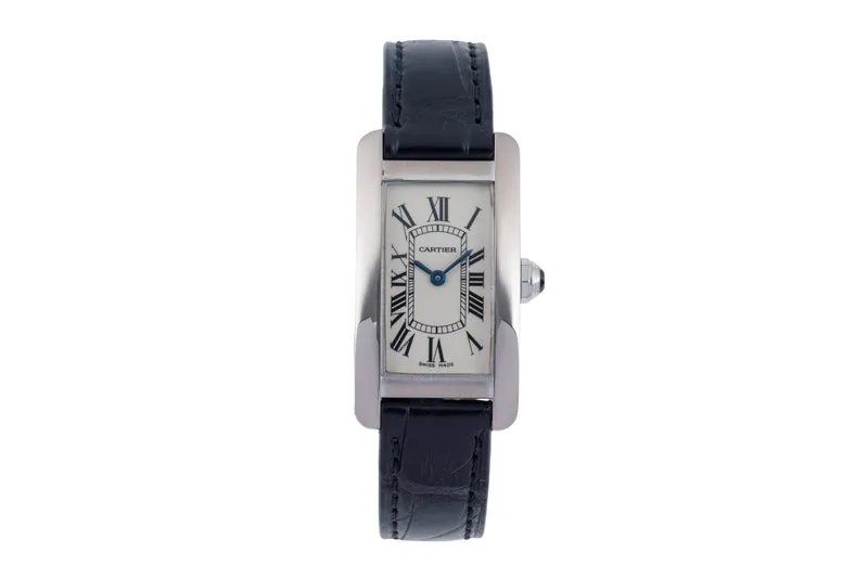 Cartier Tank Américaine 18 ct white gold quartz women's watch W2601956 [2505568]