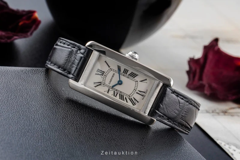 Cartier Tank Américaine 18 ct white gold quartz women's watch W2601956 [2505568]