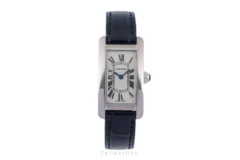 Cartier Tank Américaine 18 ct white gold quartz women's watch W2601956 [2505568]
