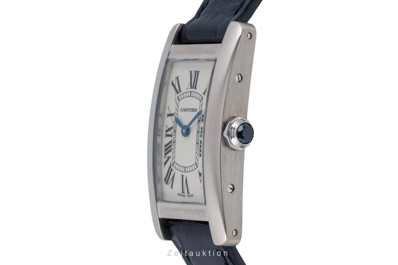 Cartier Tank Américaine 18 ct white gold quartz women's watch W2601956 [2505568]