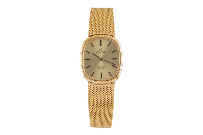 Omega De Ville gilt / steel quartz women's watch 591.058, 791.034 [2505171]