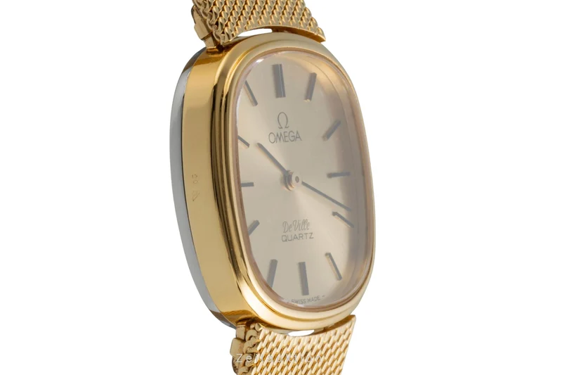 Omega De Ville gilt / steel quartz women's watch 591.058, 791.034 [2505171]