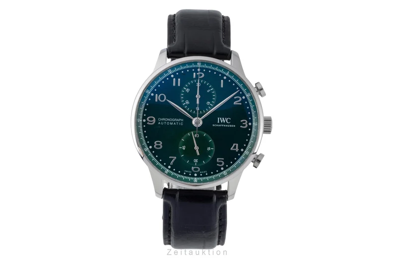IWC Portugieser chronograph steel automatic men's watch IW371615 LP: 9100EUR [2505475]