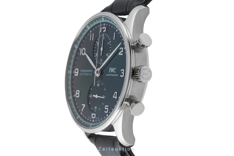 IWC Portugieser chronograph steel automatic men's watch IW371615 LP: 9100EUR [2505475]