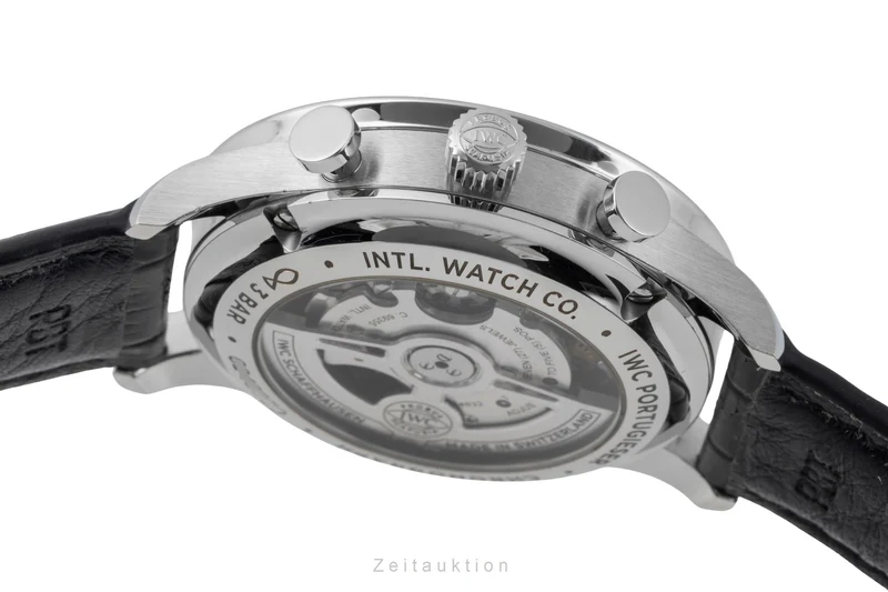 IWC Portugieser chronograph steel automatic men's watch IW371615 LP: 9100EUR [2505475]