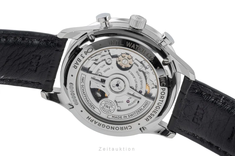 IWC Portugieser chronograph steel automatic men's watch IW371615 LP: 9100EUR [2505475]