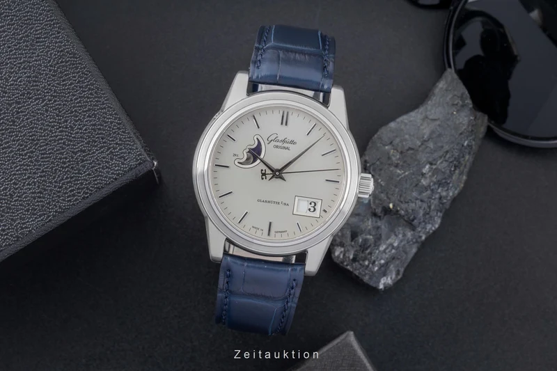 Glashütte Senator steel automatic men's watch 1-39-41-04-12-04 [2505394]