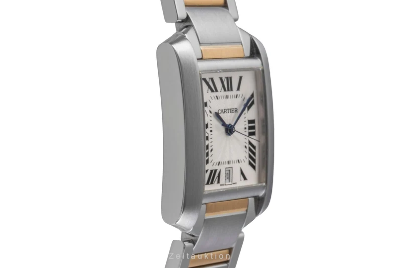 Cartier Tank Francaise steel / gold automatic unisex W51005Q4 [2505396]