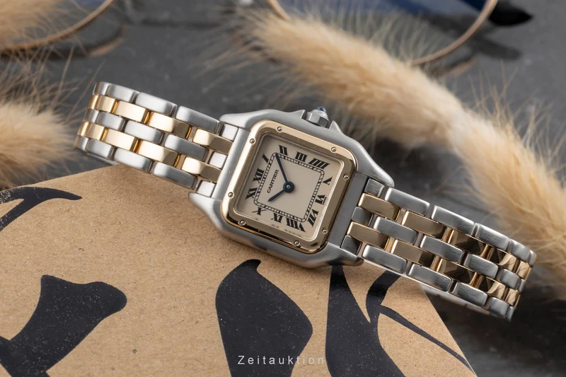 Cartier Panthere steel / gold quartz women's watch W25029B6 [2506836]