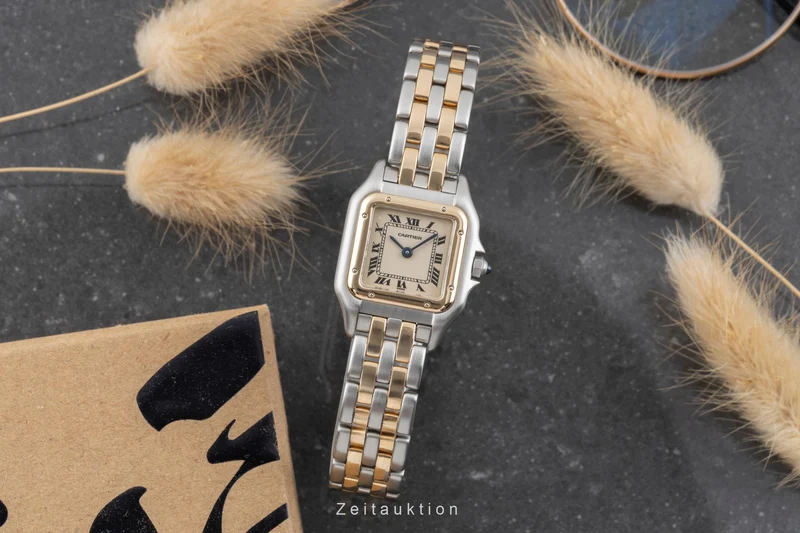 Cartier Panthere steel / gold quartz women's watch W25029B6 [2506836]