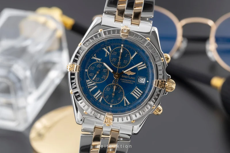 Breitling Crosswind chronograph steel / gold automatic men's watch B13355 [2506237]