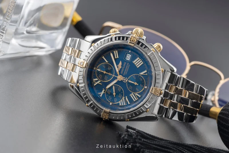 Breitling Crosswind chronograph steel / gold automatic men's watch B13355 [2506237]