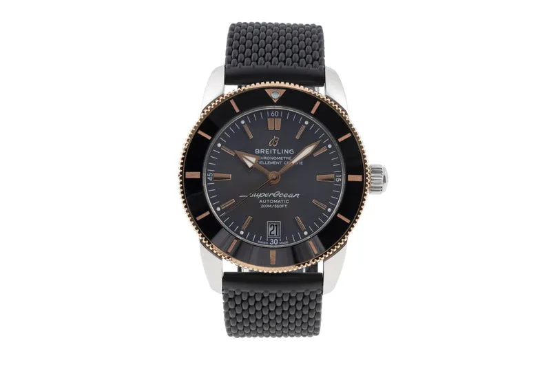 Breitling Superocean Heritage 42 steel / gold automatic men's watch UB2010 LP: 7050EUR Limited [2506751]