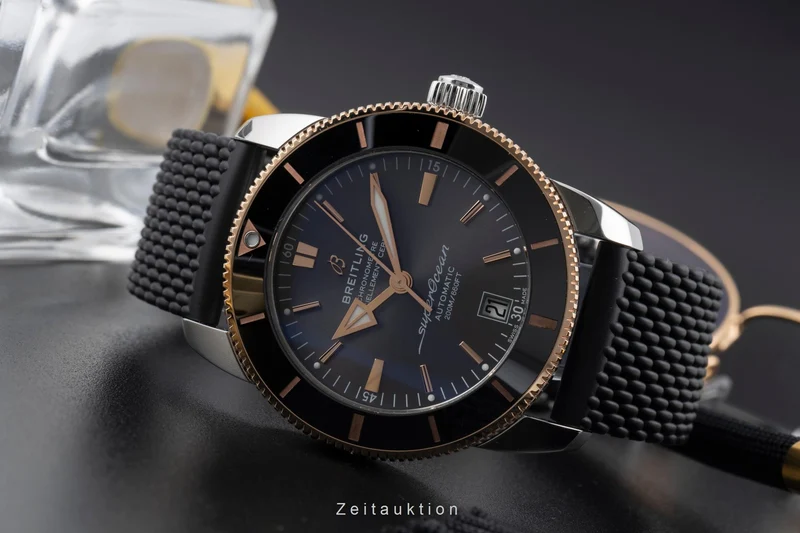 Breitling Superocean Heritage 42 steel / gold automatic men's watch UB2010 LP: 7050EUR Limited [2506751]