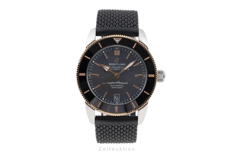 Breitling Superocean Heritage 42 steel / gold automatic men's watch UB2010 LP: 7050EUR Limited [2506751]