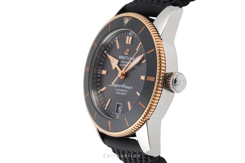 Breitling Superocean Heritage 42 steel / gold automatic men's watch UB2010 LP: 7050EUR Limited [2506751]