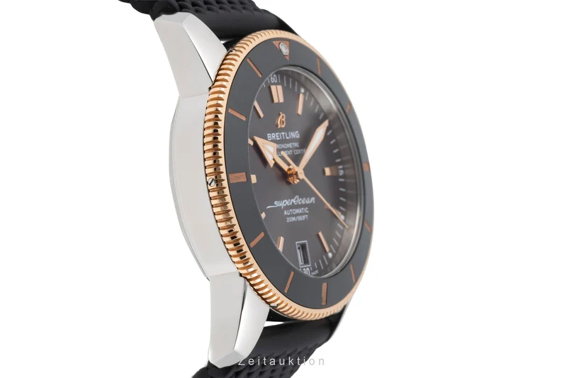 Breitling Superocean Heritage 42 steel / gold automatic men's watch UB2010 LP: 7050EUR Limited [2506751]