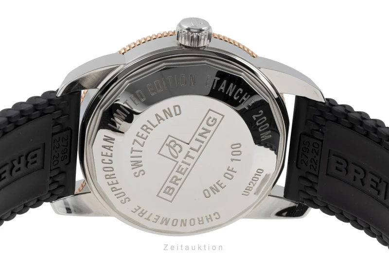 Breitling Superocean Heritage 42 steel / gold automatic men's watch UB2010 LP: 7050EUR Limited [2506751]