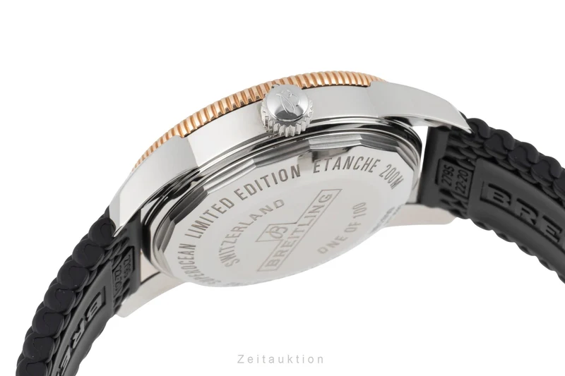Breitling Superocean Heritage 42 steel / gold automatic men's watch UB2010 LP: 7050EUR Limited [2506751]