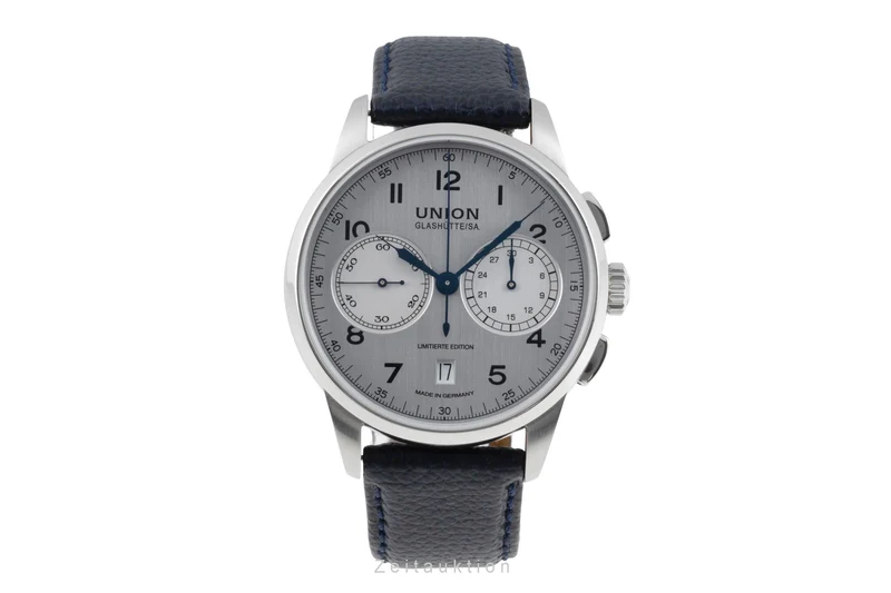 Union Glashütte 1893 chronograph steel manual winding men's watch D007.459.16.032.09 Limited [2506831]