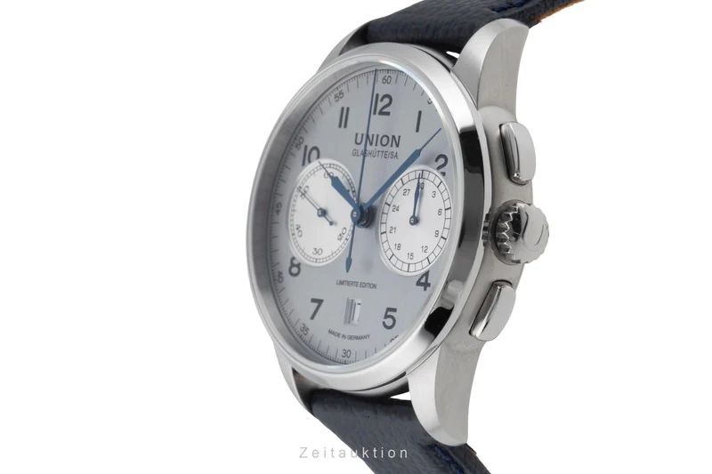Union Glashütte 1893 chronograph steel manual winding men's watch D007.459.16.032.09 Limited [2506831]