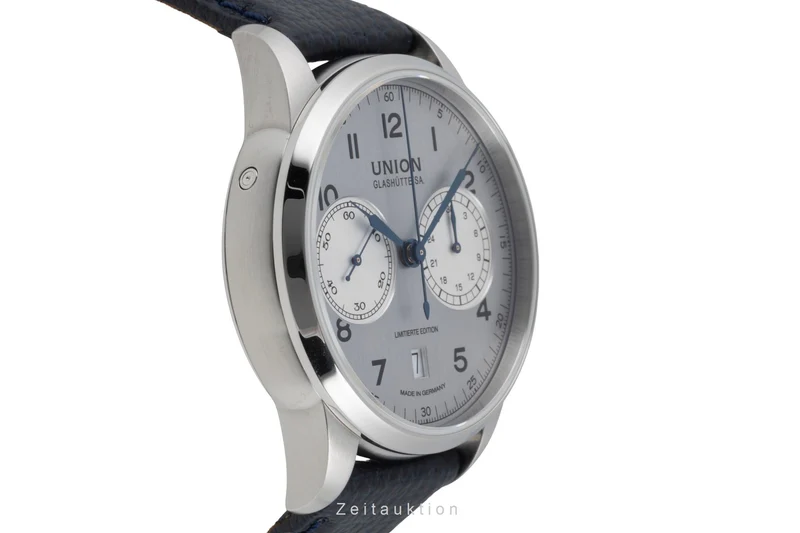 Union Glashütte 1893 chronograph steel manual winding men's watch D007.459.16.032.09 Limited [2506831]