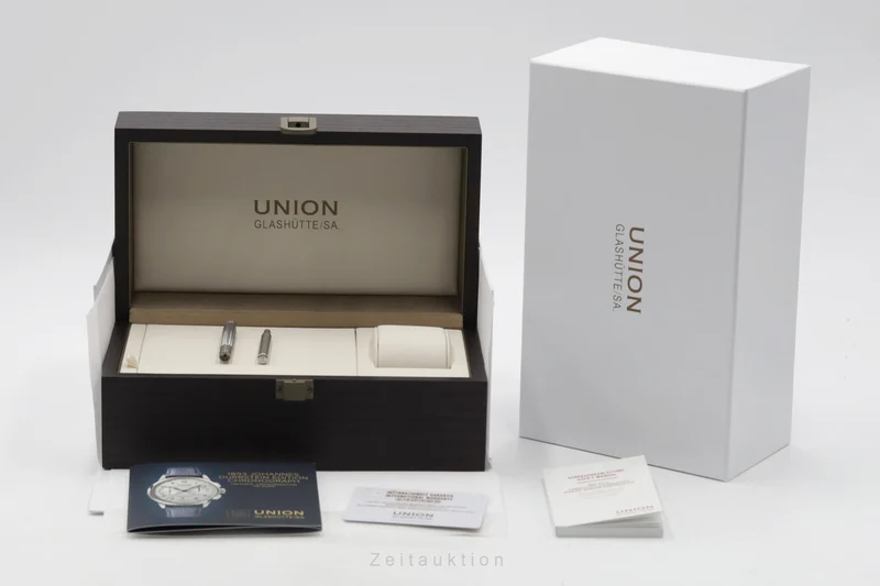Union Glashütte 1893 chronograph steel manual winding men's watch D007.459.16.032.09 Limited [2506831]